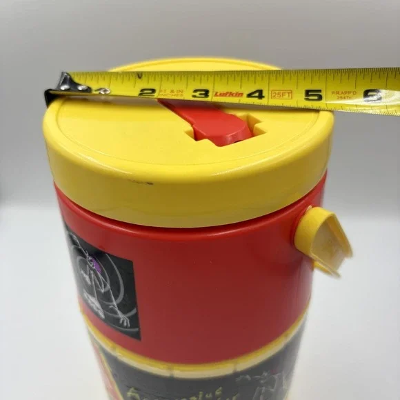 Coleman X Slim Jim Water Bottle 42 Oz Yellow Insulated Jug USA Vintage Skater - Picture 12 of 12